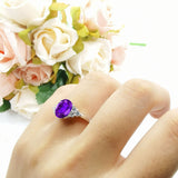 Vintage Style Oval Natural Stone Ring 