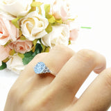 Vintage Style Oval Natural Stone Ring 