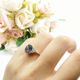 Vintage Style Oval Natural Stone Ring 