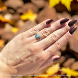 Pear Teardrop Twisted Ring