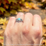 Pear Teardrop Twisted Ring