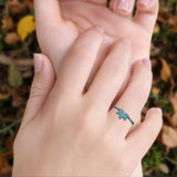 Oxidized Lotus Ring