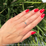 Round Opal Beaded Ring