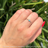 Round Opal Beaded Ring