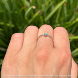 Round Opal Beaded Ring