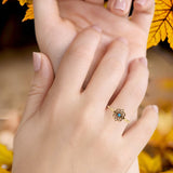 Round Floral Ring
