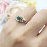 Oval Celtic Trinity Knot Ring