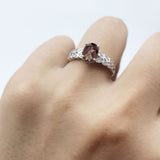 Oval Natural Stone Vintage Marquise Style Ring