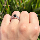 Vintage Style Oval Natural Stone Ring