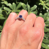 Vintage Style Round Natural Stone Ring