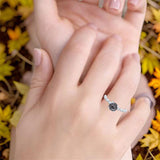 Vintage Style Round Natural Stone Ring