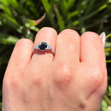 Vintage Style Round Natural Stone Ring