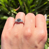 Vintage Style Round Natural Stone Ring