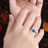 leaf Solitaire Ring