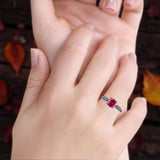 leaf Solitaire Ring