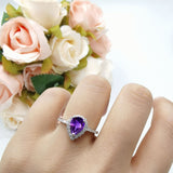 Art Deco Teardrop Pear Ring