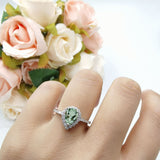 Art Deco Teardrop Pear Ring