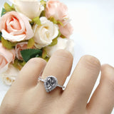 Art Deco Teardrop Pear Ring