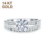Round Two Piece Gold Ring