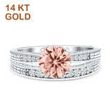 Round Two Piece Gold Ring