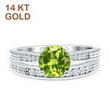Round Two Piece Gold Ring