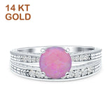 Round Two Piece Gold Ring