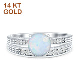 Round Two Piece Gold Ring