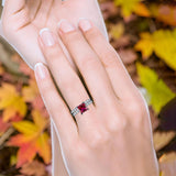 Princess Cut CZ Stackable Ring