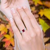 Princess Cut CZ Stackable Ring