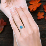 Oxidized Heart Solitaire Oxidized Ring