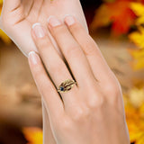Feather Leaf Ring