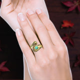 Oxidized Silver Spoon Oxidized Ring