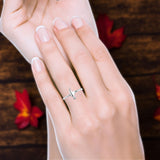 Hammer Ring Beaded Band