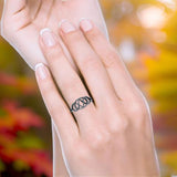  Oxidized Trinity Ring