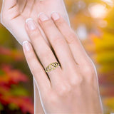  Oxidized Trinity Ring