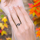  Oxidized Tentacle Octopus Ring