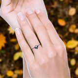 Oxidized Beaded Bali Ring