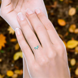 Oxidized Lotus Ring