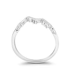 Mountain Band Plain Ring 925 Sterling Silver