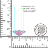 Art Deco Vintage Style Round Simulated Cubic Zirconia Wedding Engagement Ring 925 Sterling Silver