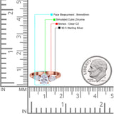 Three Stone Teardrop Pear Art Deco Wedding Engagement Ring 925 Sterling Silver