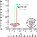 Three Stone Teardrop Pear Art Deco Wedding Engagement Ring 925 Sterling Silver