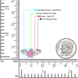 Three Stone Teardrop Pear Art Deco Wedding Engagement Ring 925 Sterling Silver