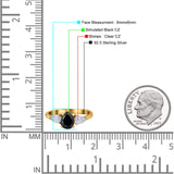 Three Stone Teardrop Pear Art Deco Wedding Engagement Ring 925 Sterling Silver