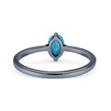 Art Deco Oval Simulated Cubic Zirconia Wedding Engagement Ring Solid 925 Sterling Silver