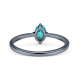 Art Deco Oval Simulated Cubic Zirconia Wedding Engagement Ring Solid 925 Sterling Silver