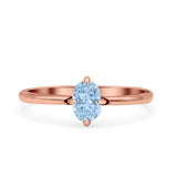 Art Deco Oval Simulated Cubic Zirconia Wedding Engagement Ring Solid 925 Sterling Silver