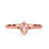 Art Deco Oval Simulated Cubic Zirconia Wedding Engagement Ring Solid 925 Sterling Silver