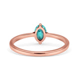 Art Deco Oval Simulated Cubic Zirconia Wedding Engagement Ring Solid 925 Sterling Silver