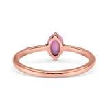 Art Deco Oval Simulated Cubic Zirconia Wedding Engagement Ring Solid 925 Sterling Silver